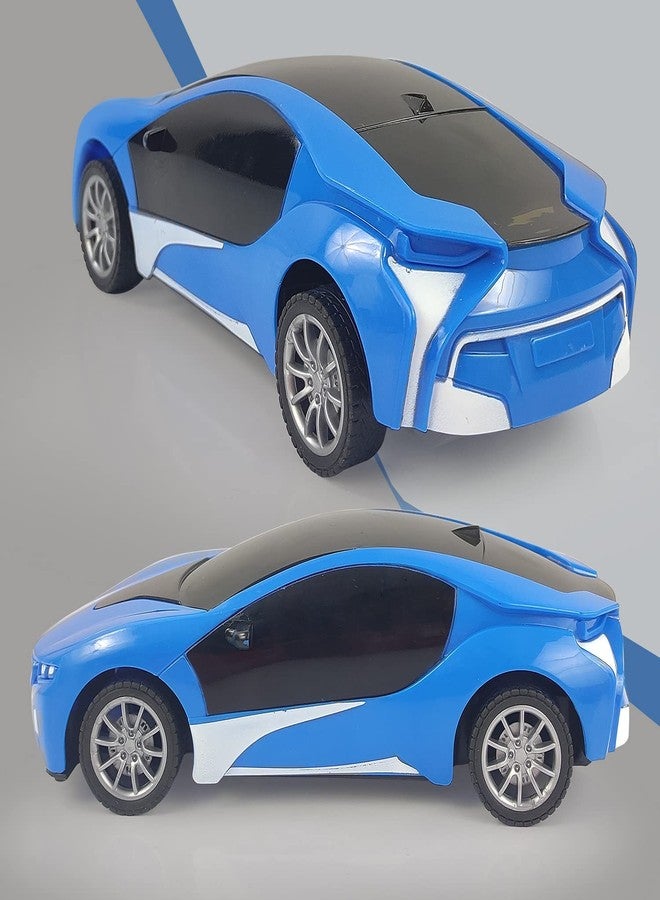SHB Remote Control Car || with Flashing Light, Radio Control Race Car || Speed Racing Car (3+ Years, Blue) (Blue) - Image 4